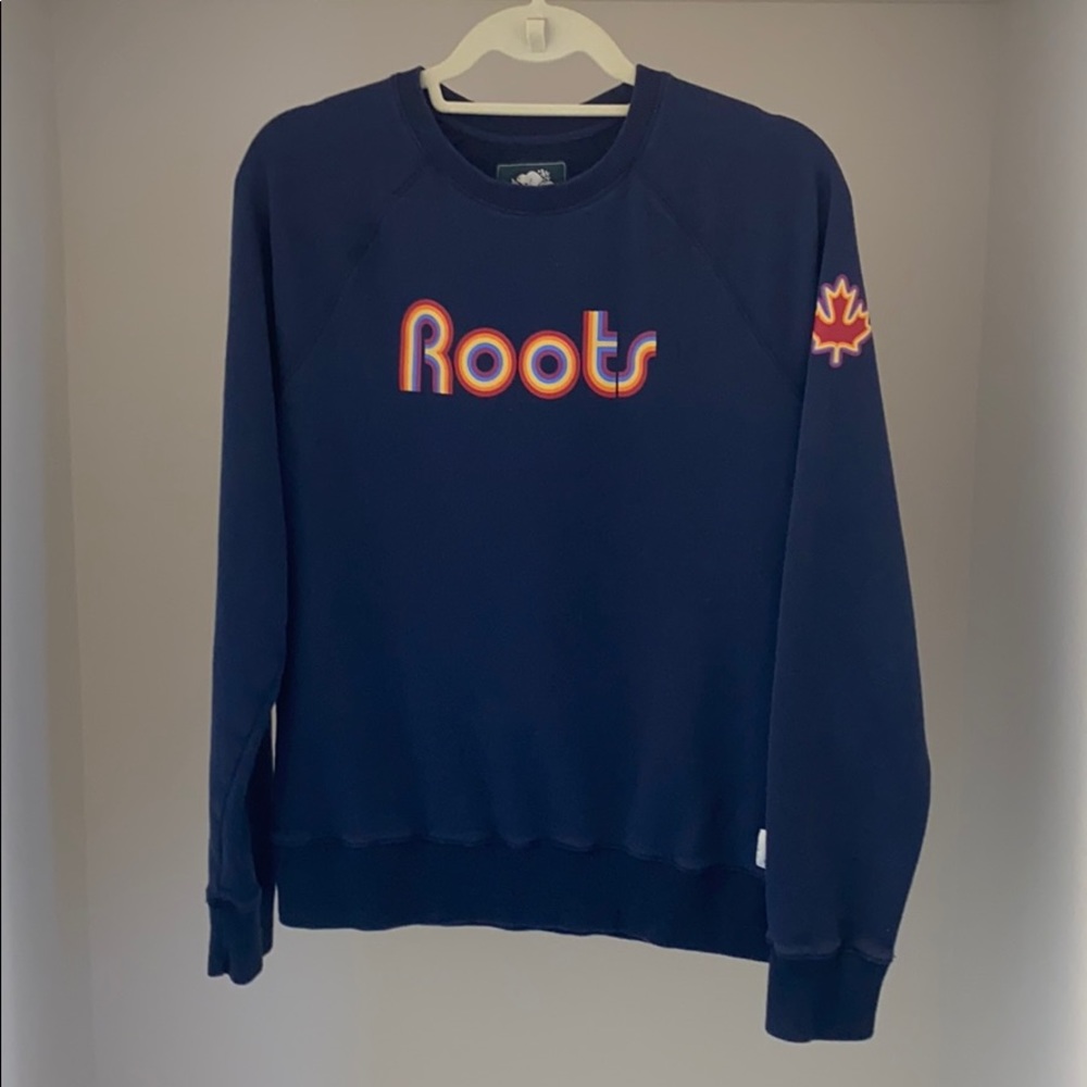 Roots Navy Crewneck Sweater